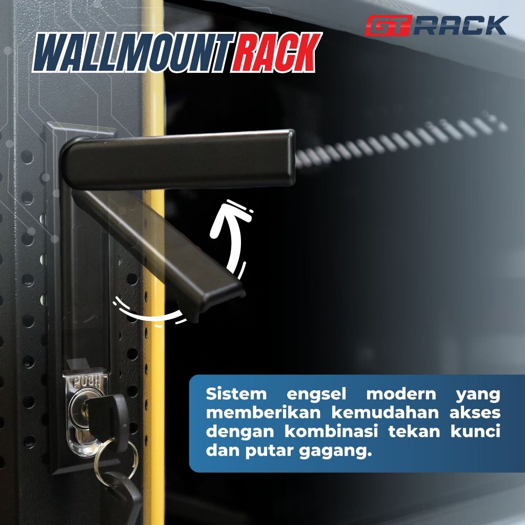 Jual WALLMOUNT INDORACK WRWALLMOUNT RACK 4U GT RACK GW0604SG – RAK ...