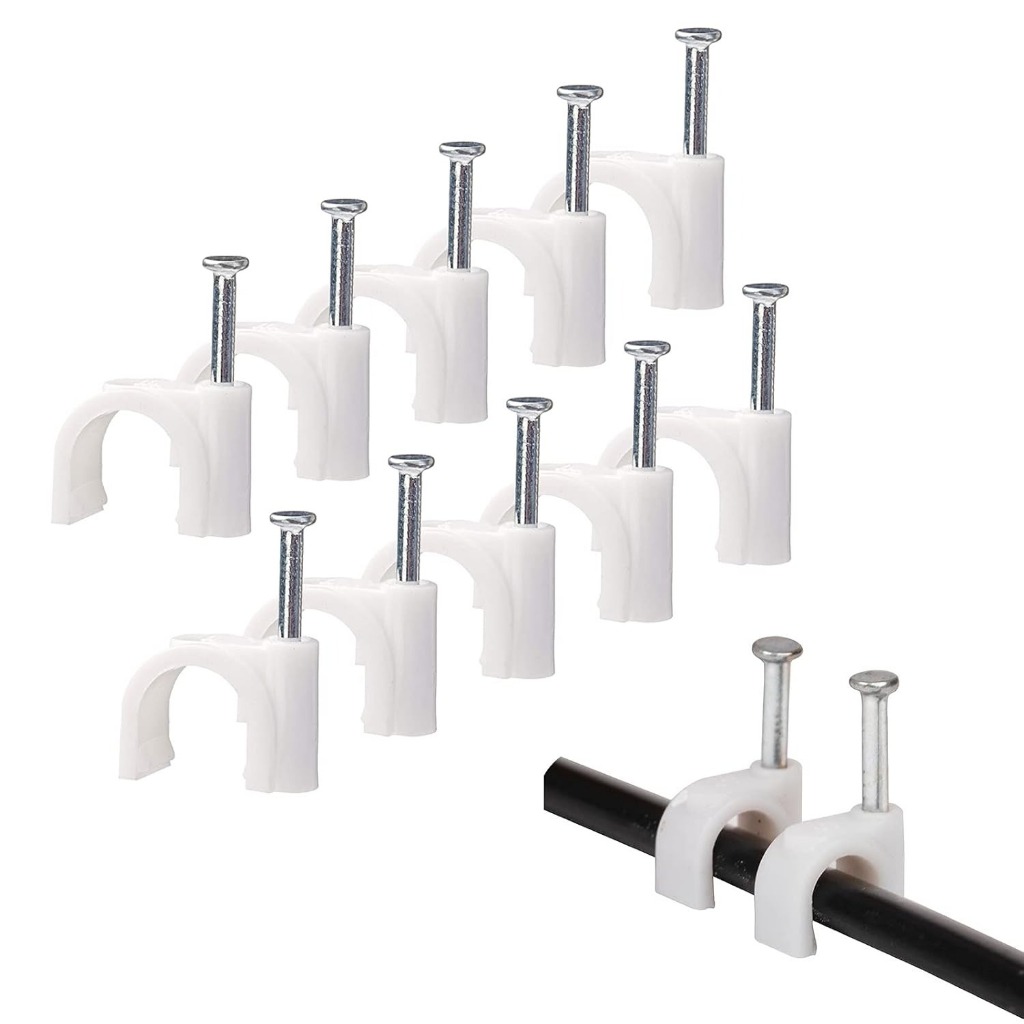 Jual [PACK] Klem Kabel Clamp 4 - 25mm Klip Kabel Cable Clip Round Wire ...