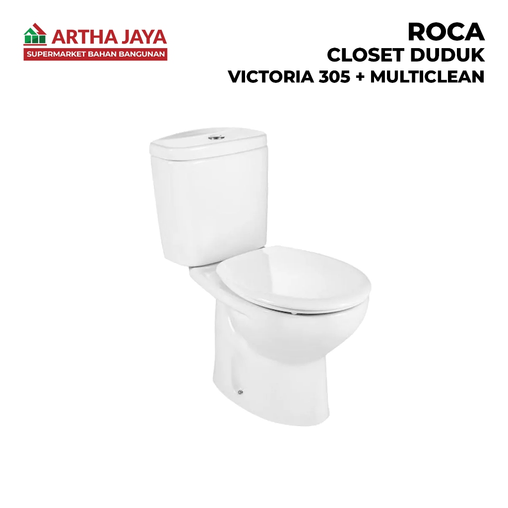 Jual Roca Victoria 305 + Multiclean Closet / Kloset Toilet Duduk ...