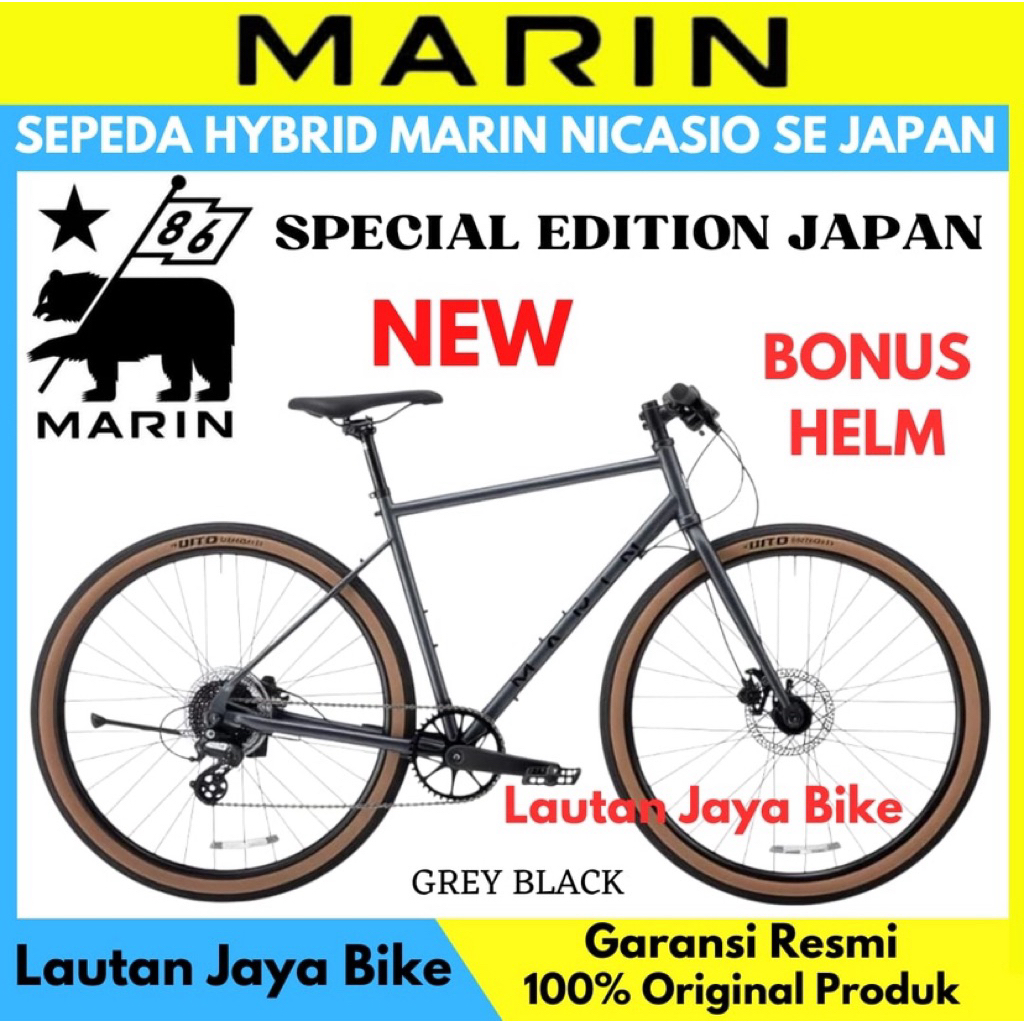 MARIN NICASIO SPECIAL EDITION 650B SEPEDA URBAN COMMUTING FLAT BAR FREE  ONGKIR