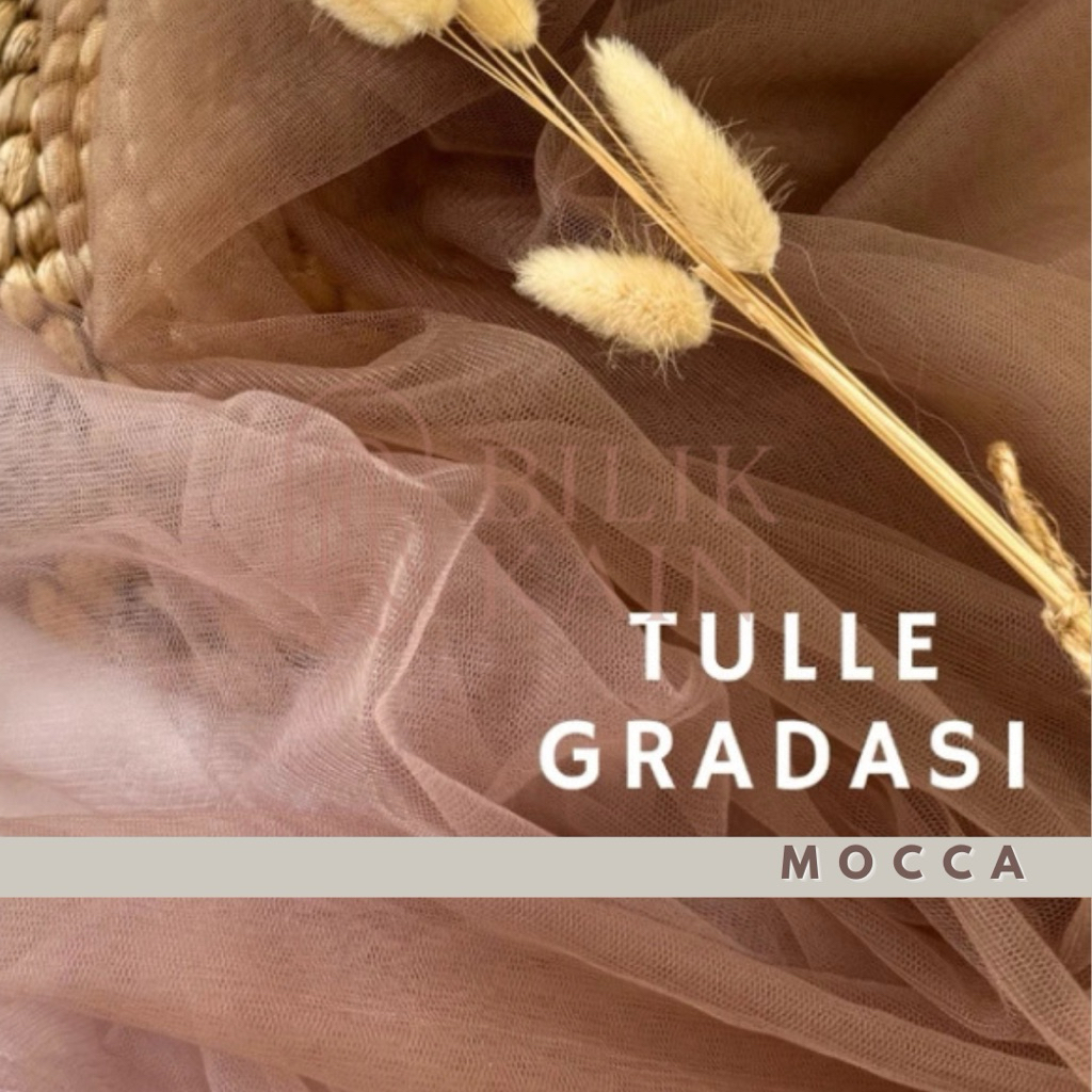 Jual ½ meter Kain Soft Tulle Gradasi / Tile Gradasi / Tile Ombre ...