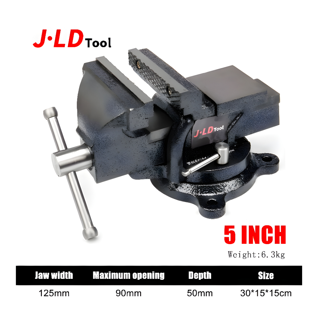 Jual JLD Catok Paron Ragum Besi 5 inc GLX Bench Vice Vise Alat Jepit ...