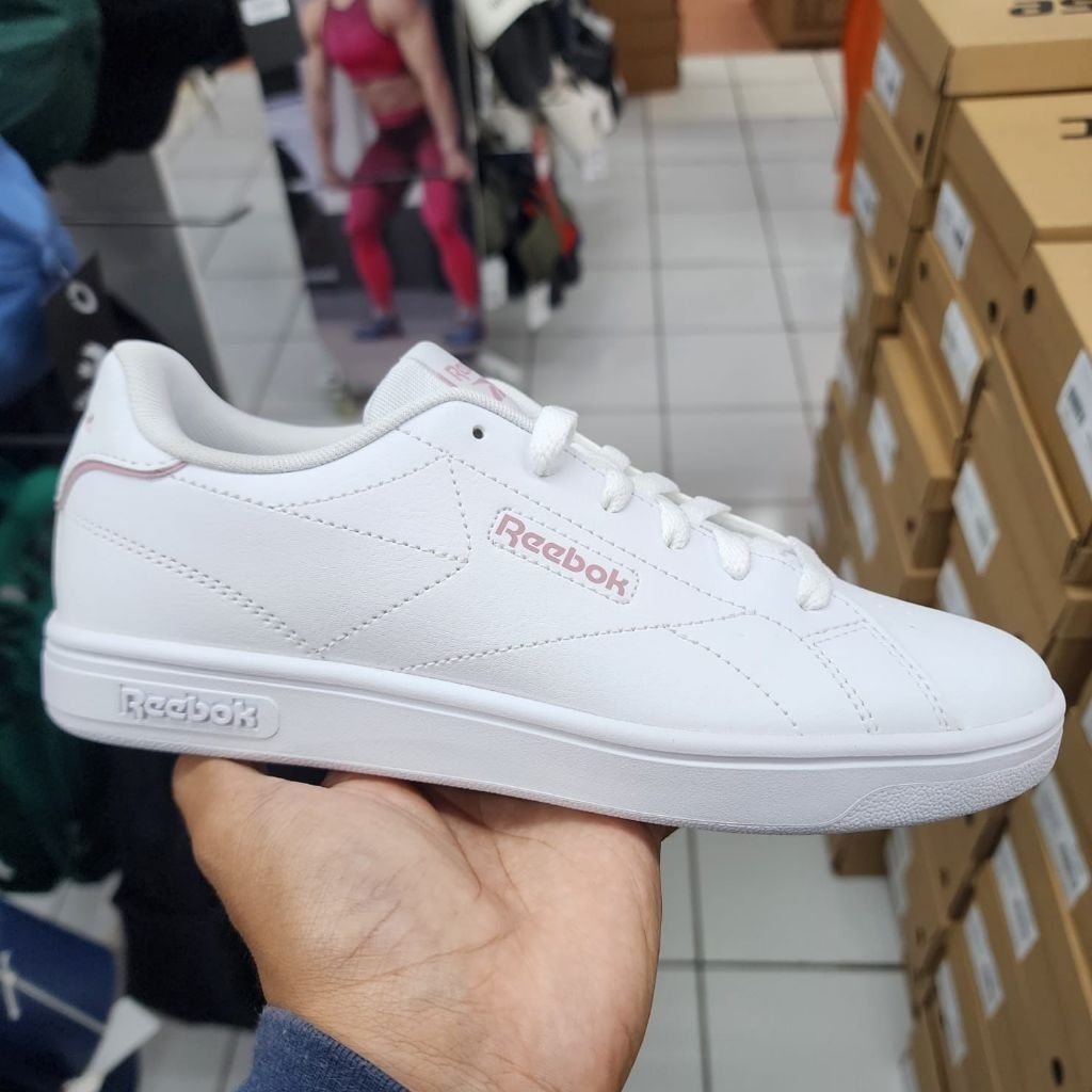 Jual Reebok Court Clean White Women Original | Shopee Indonesia