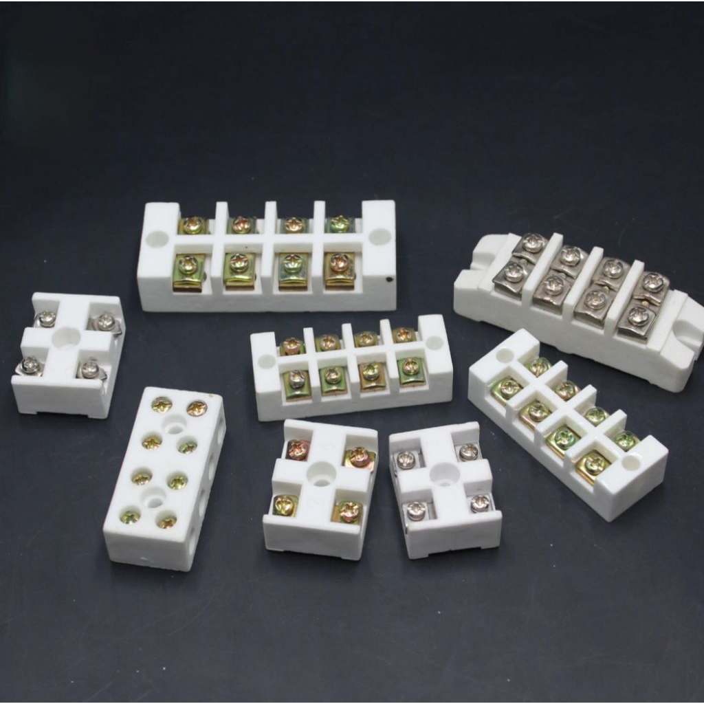 Jual Keramik Terminal Blok 4P 40A High Temperature I Terminal Blok ...