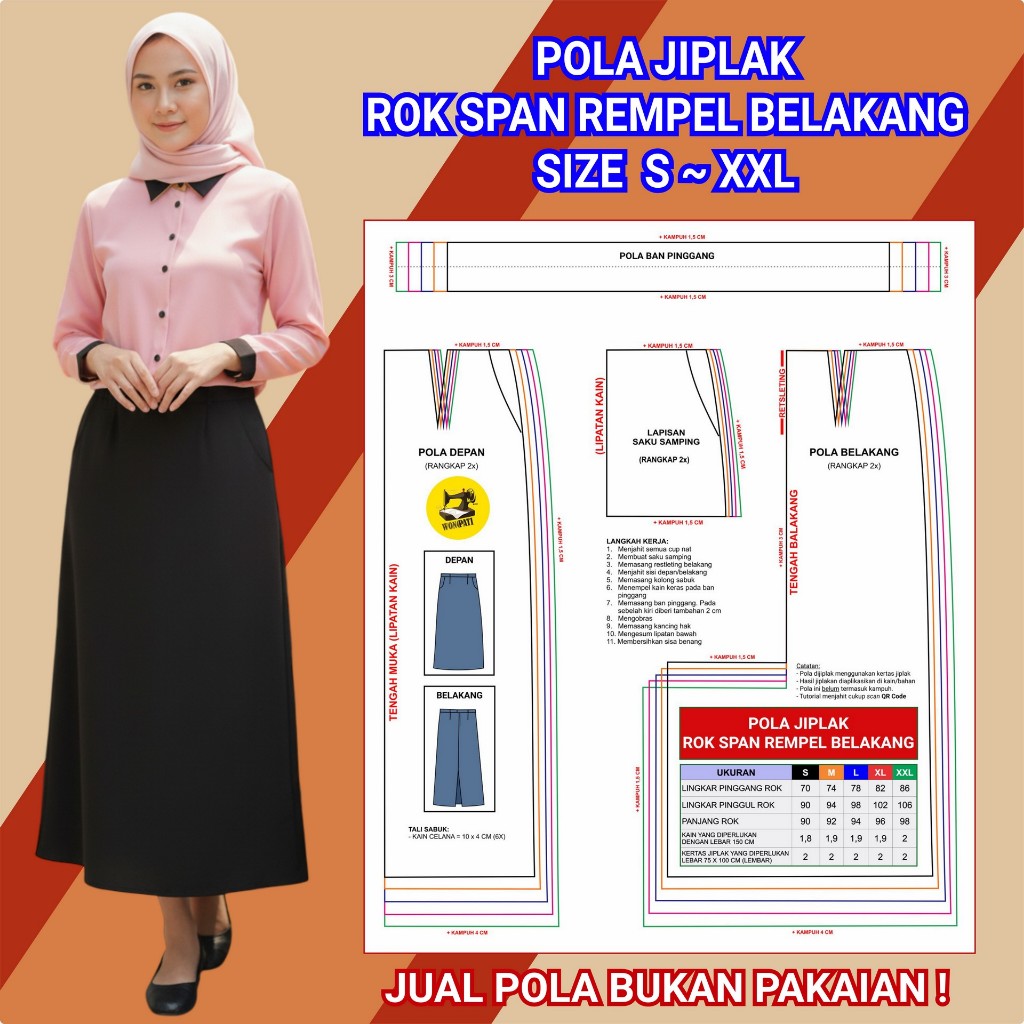 Jual Pola Rok Span Terlengkap & Harga Terbaru Juni 2026 | Shopee Indonesia