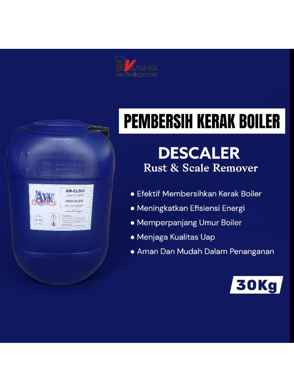 Jual Pembersih Kerak Boiler/DESCALER Rust & Scale Remover 30Kg | Shopee ...