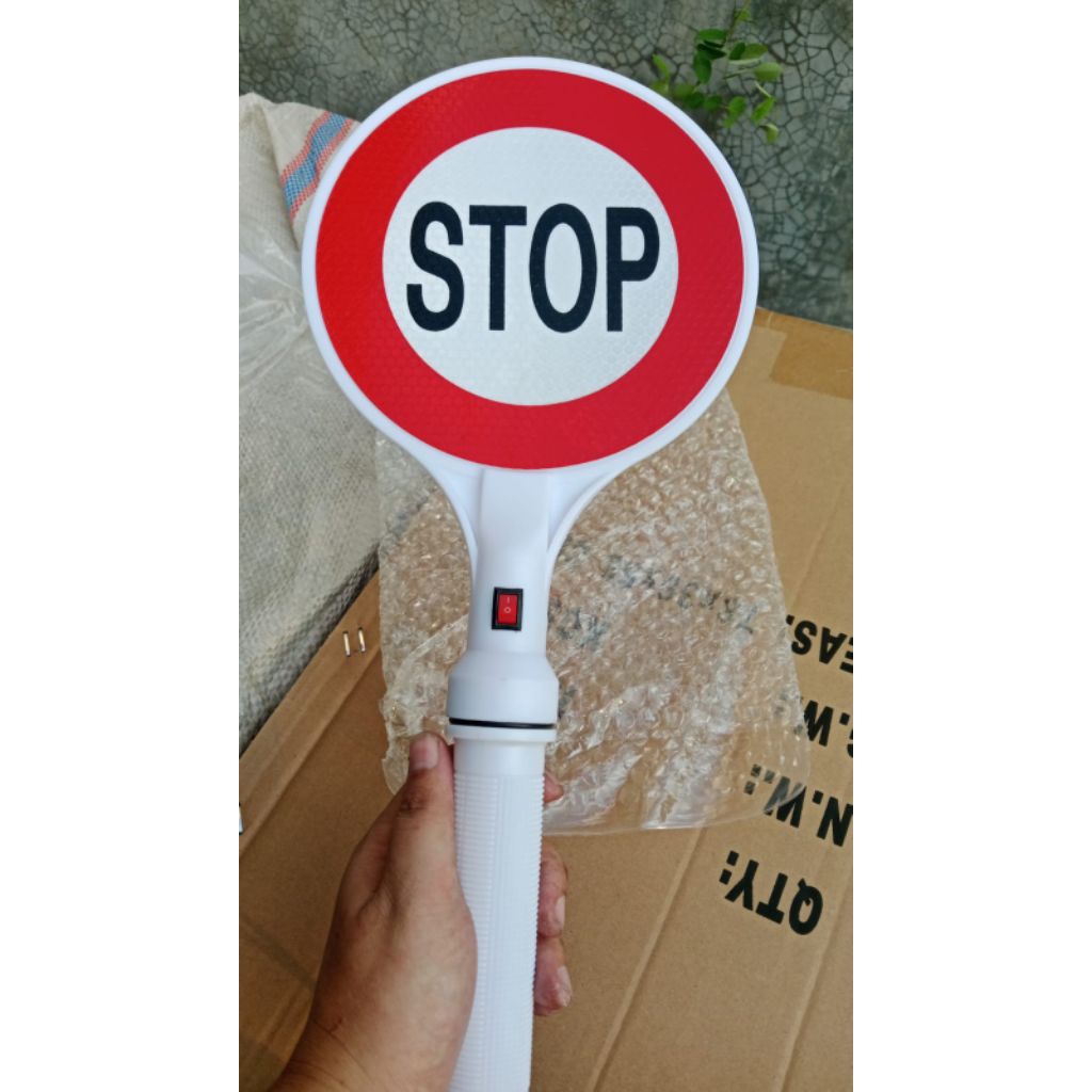 Jual lampu lalin STOP scurity lampu charger | Shopee Indonesia