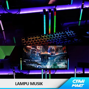 Lampu Bar LED Lampu Strip Audio Irama Ritme Musik RGB Rhythm Light Music DJ Studio Gaming