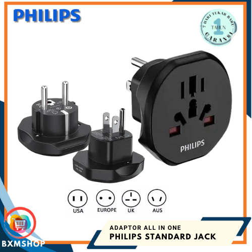 Jual PHILIPS Stecker Multi Country Adaptor Universal/Multinational ...
