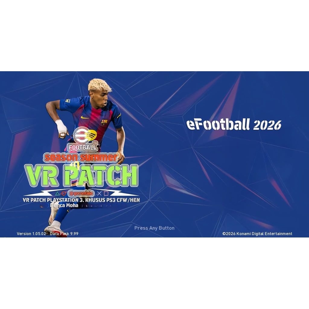 Jual PES 2026 VR PATCH PS3 PKG Shopee Indonesia Id 11134207 81ztk