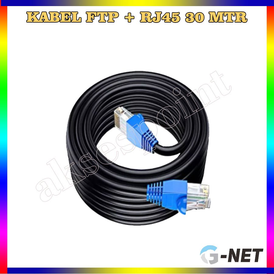 Jual Kabel FTP Zimmlink Plus Konektor RJ45 30 Meter | Shopee Indonesia