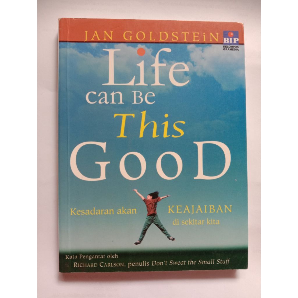 Jual BUKU MOTIVASI LIFE CAN BE THIS GOOD KARYA JAN GOLDSTEIN | Shopee ...