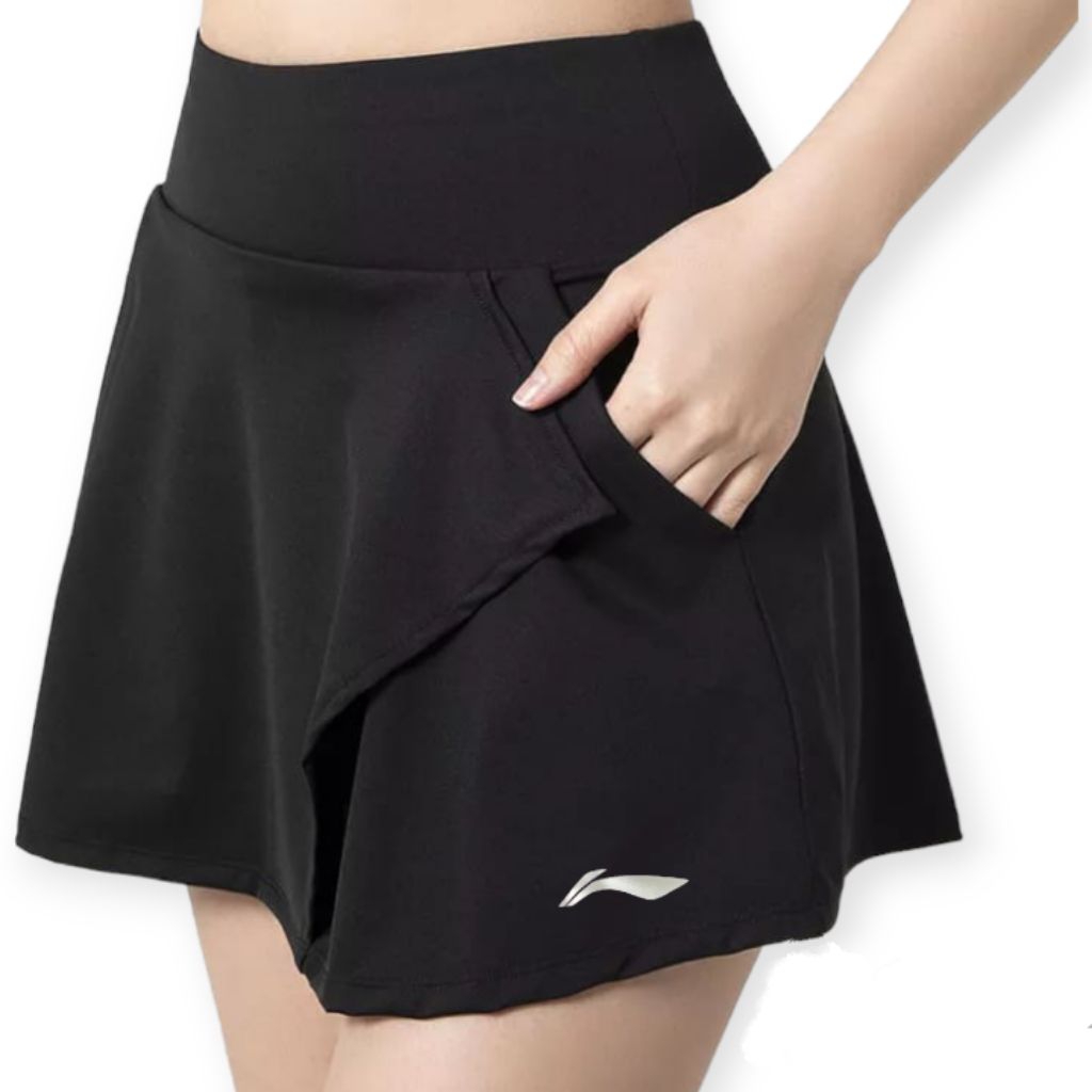 Jual rok celana 2 1 in /rok fitness rok badminton/rok senam lari ...