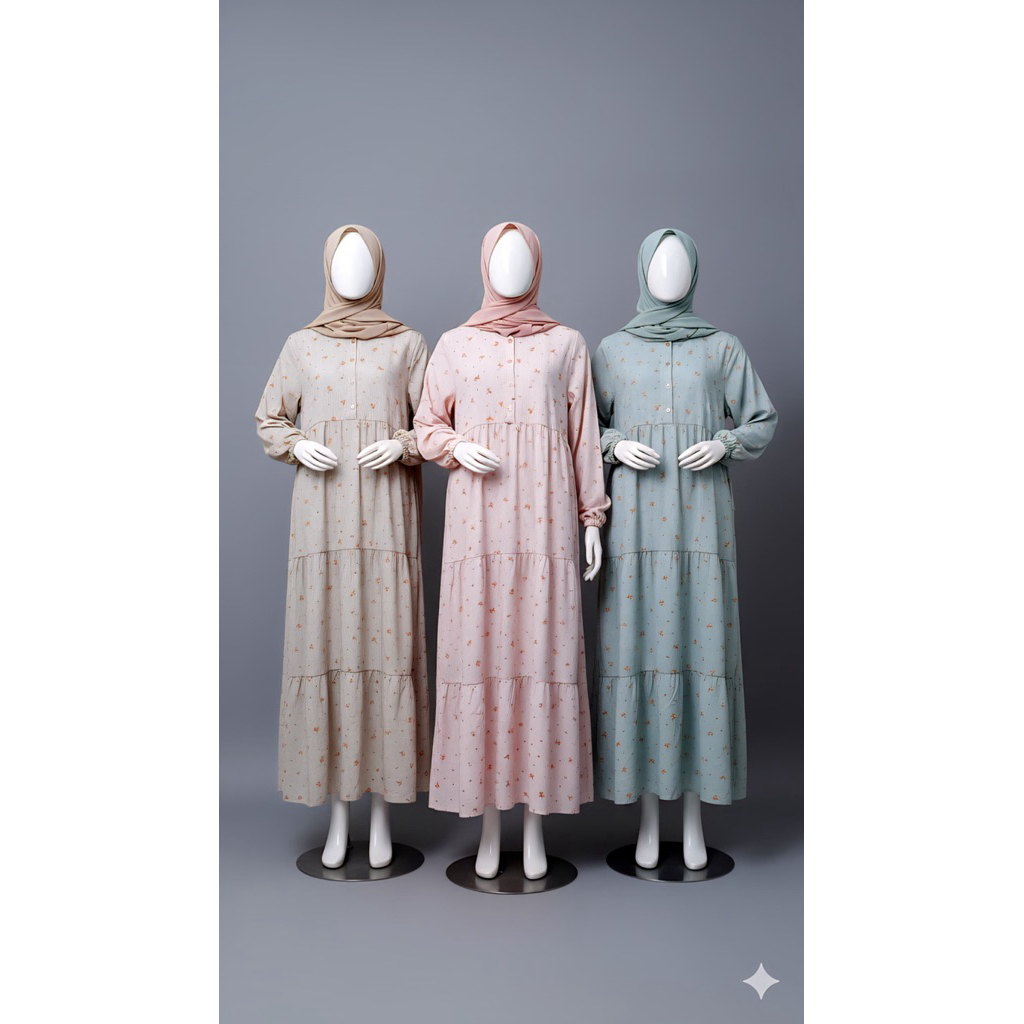 Jual Syalifa Hijab - HARRA DRESS - Dress - Gamis | Shopee Indonesia
