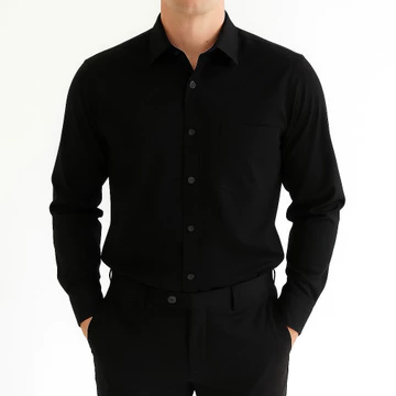 VERANO Kemeja Putih Pria Lengan Panjang Slimfit Bahan Katun Toyobo Kemeja Slimfit Bahan Adem