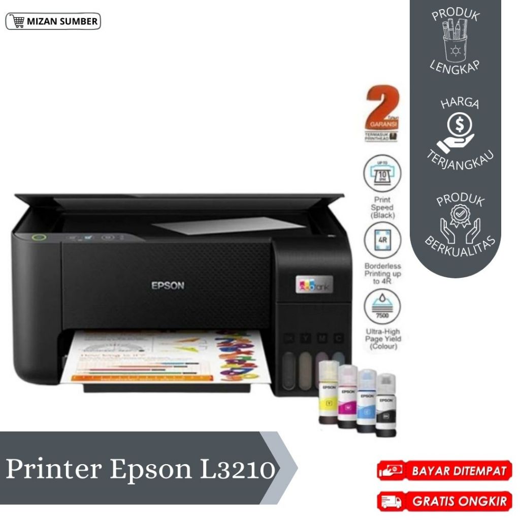 Jual PRINTER EPSON L3210 / PRINTER SCAN COPY / PRINTER ALL IN ONE ...
