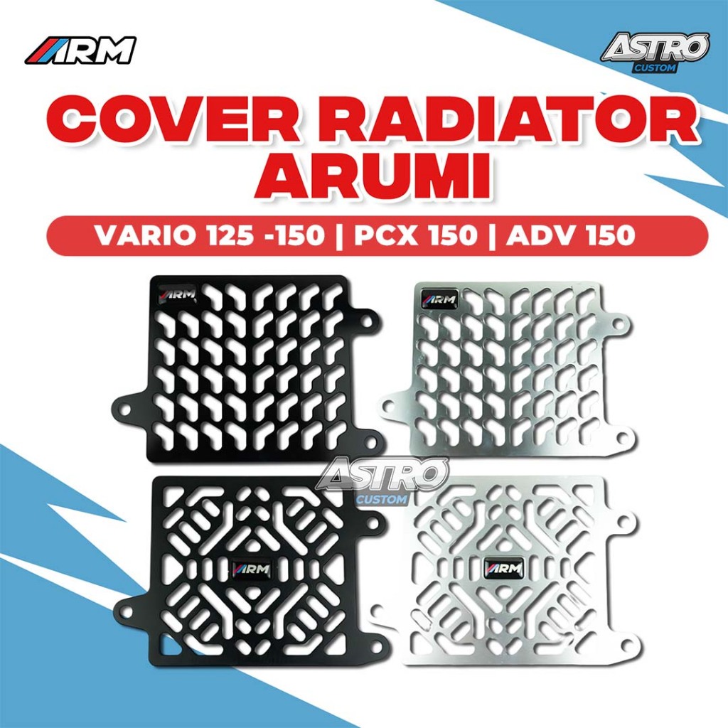Jual Cover Radiator FULL CNC Arumi ARM Vario 125 Vario 150 PCX 150 ADV ...