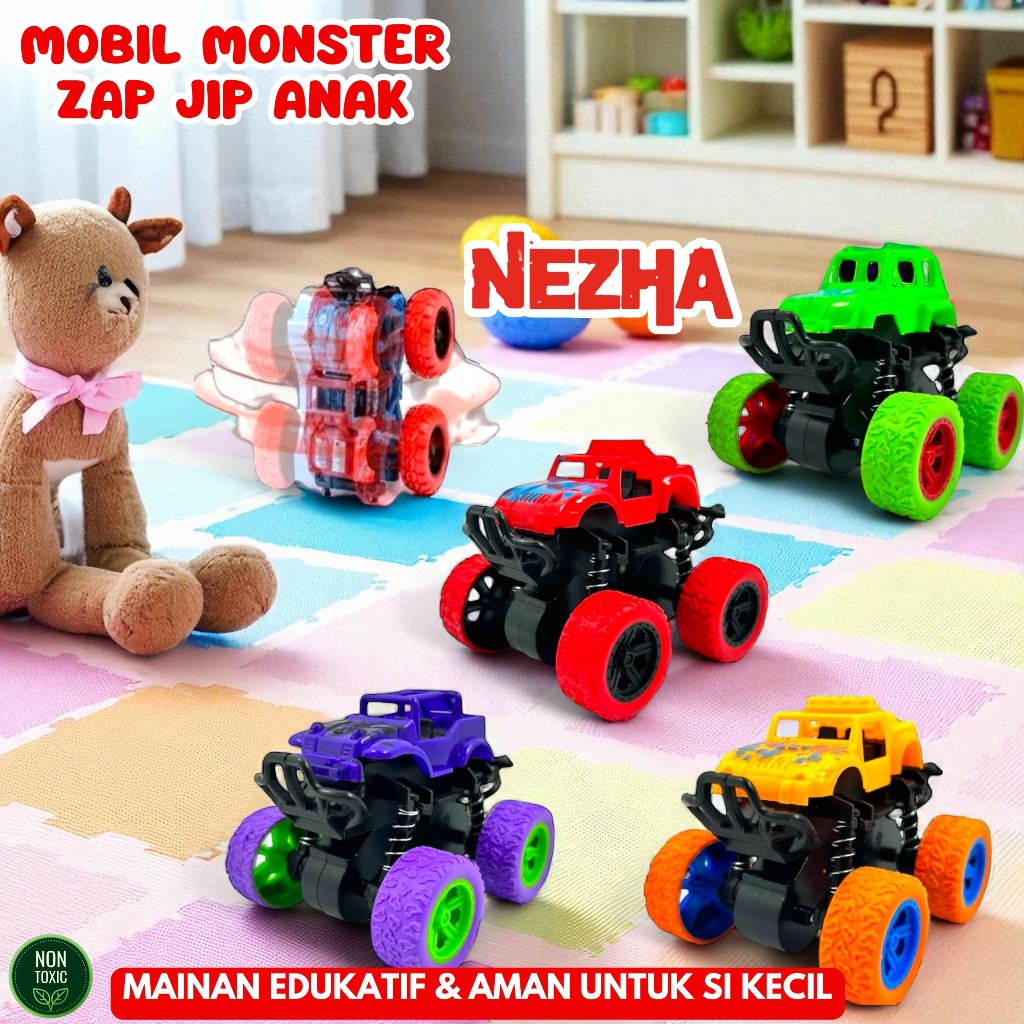 Jual Mainan Anak Mobil Monster Zap Mobil Jip anak Off Road 4 Drive ...
