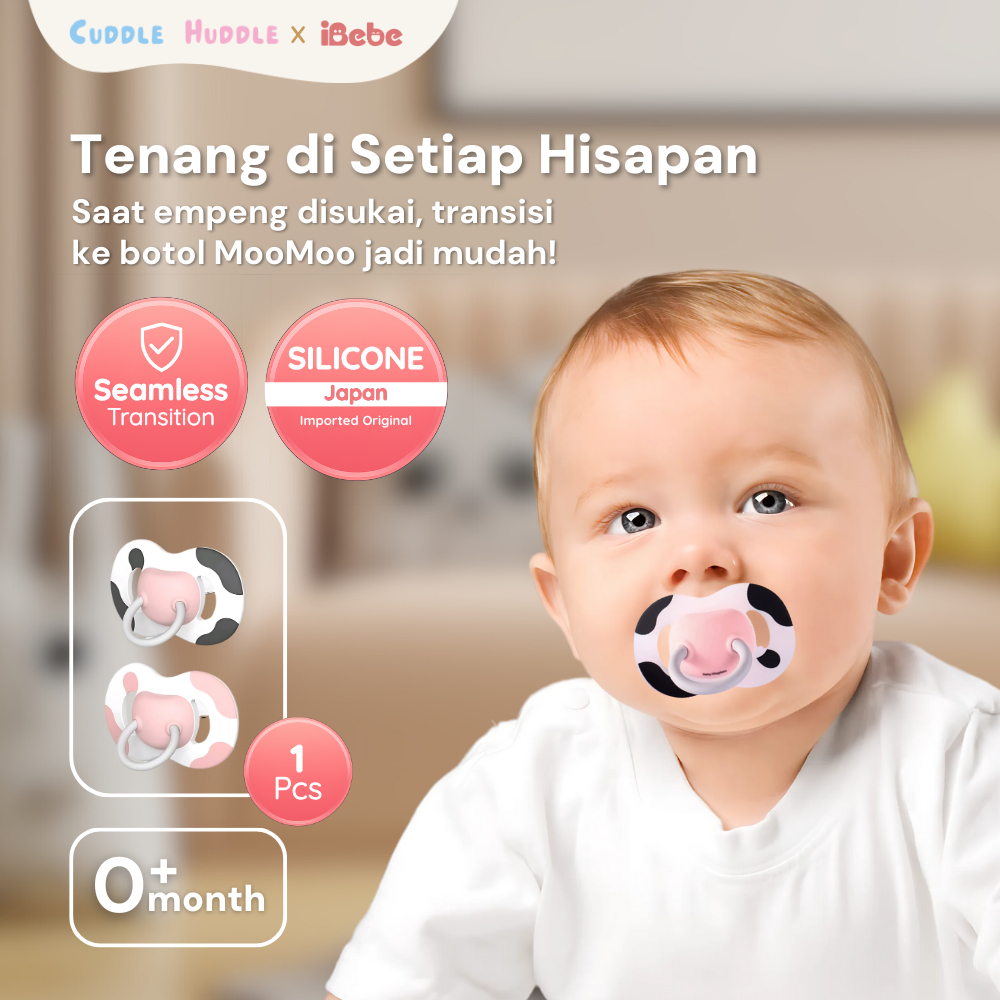 Jual iBebe MooMoo sapi Empeng Bayi premium silicon 0 bln + pacifier ...