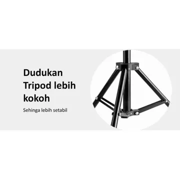 Tripod 2.1 Minus Aluminium Kuat Tripod 2.1 Meter Aluminium Multifungsi Kokoh