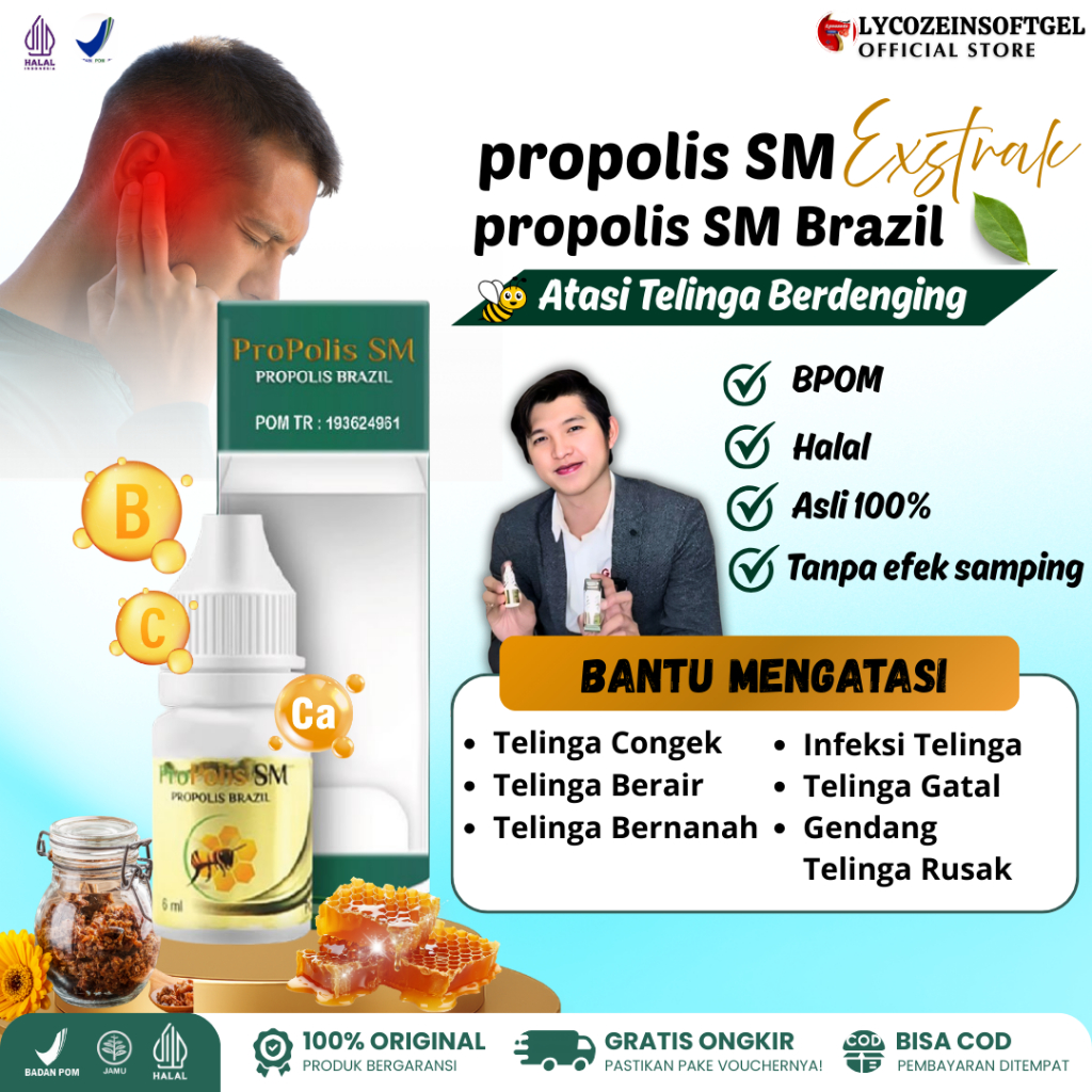 Jual Obat Telinga Congek Berair Bernanah Bau Infeksi Telinga Budeg ...