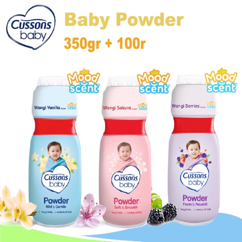 Jual Cussons Baby Powder 350gr + 100gr / Bedak bayi | Shopee Indonesia