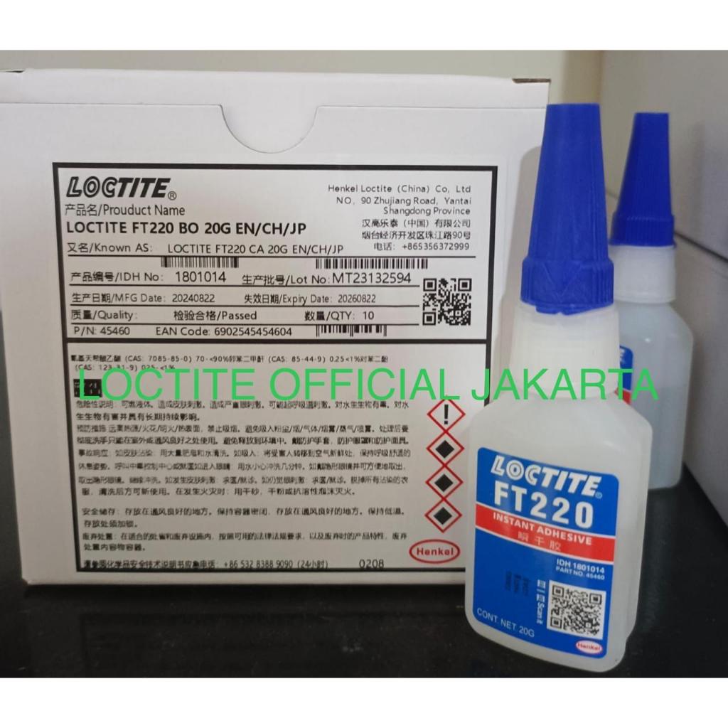 Jual Loctite FT220 FT 220 Lem Sepatu Loctite FT-220 Instant Adhesive ...