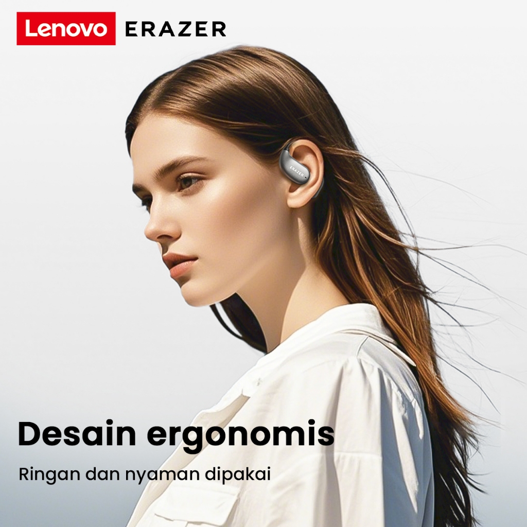 Jual Lenovo ERAZER XF25 OWS Wireless Headset Bone Conduction Bluetooth ...