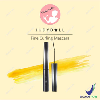 JUDYDOLL Fine Curling Iron Mascara - Black (Maskara Besi Waterproof, Smudgeproof, Anti Clumpy, Hasil Lentik Natural Tahan Lama