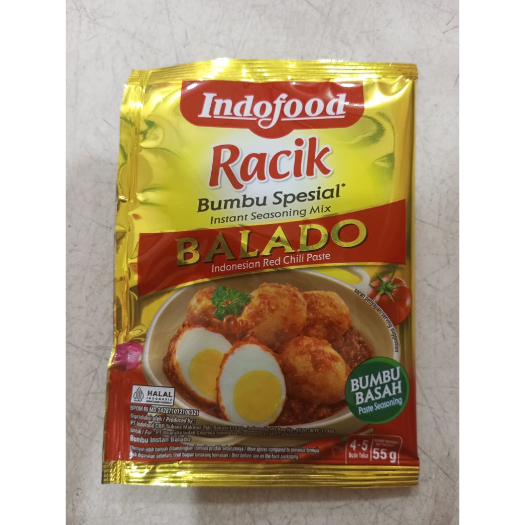 Jual indofood racik bumbu spesial balado 55gr | Shopee Indonesia