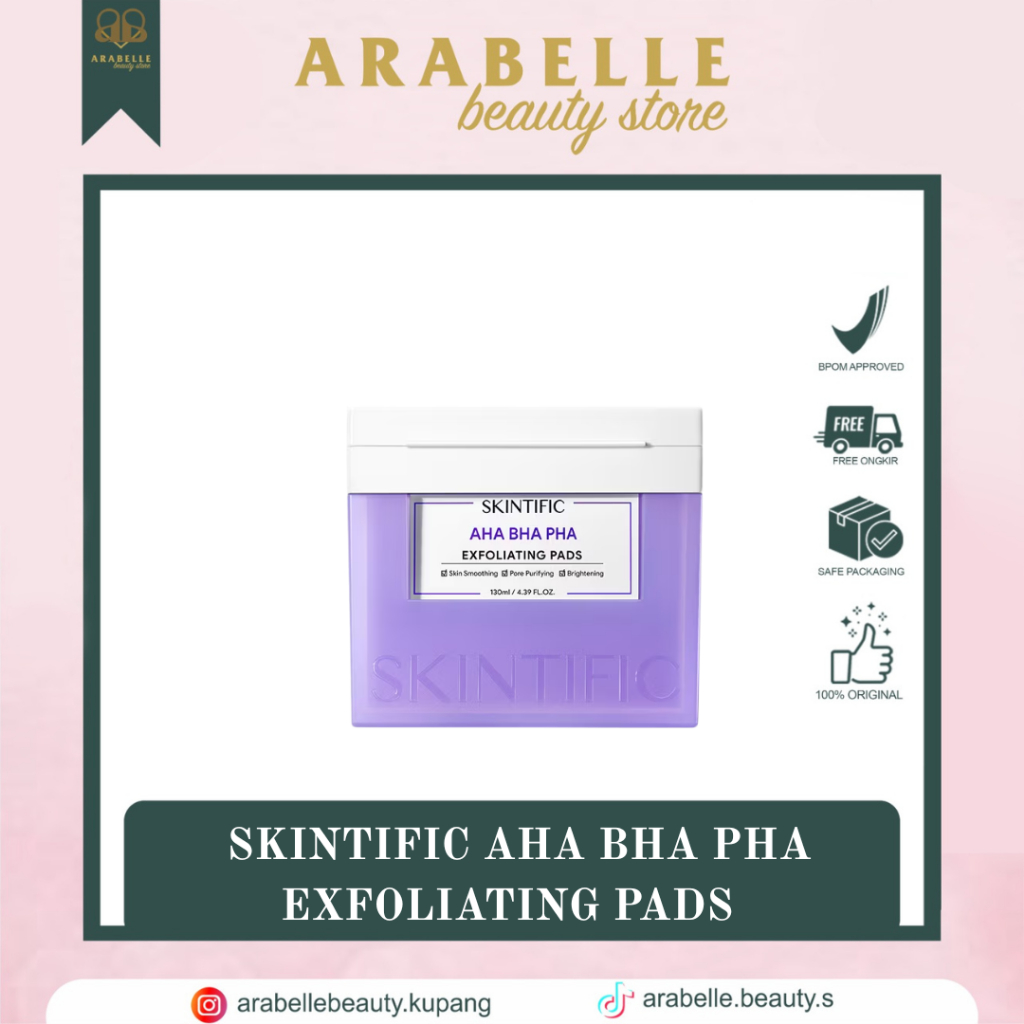 Jual SKINTIFIC AHA BHA PHA EXFOLIATING PADS | Shopee Indonesia