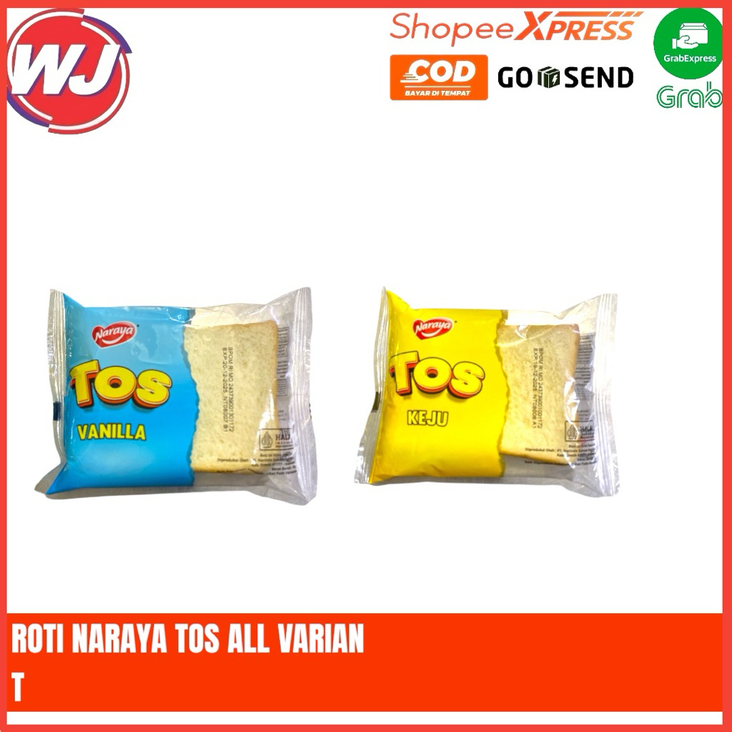 Jual ROTI NARAYA TOS VANILLA | Shopee Indonesia