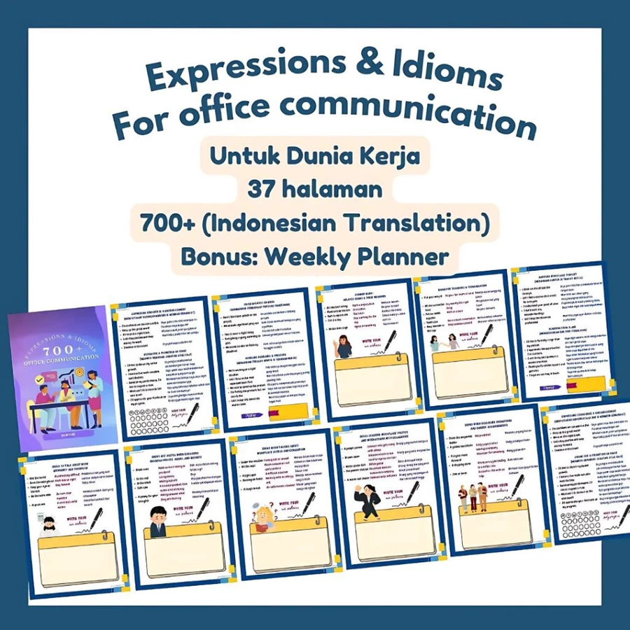 Jual 700+ Office Expressions & Idioms - 700+ English Business ...