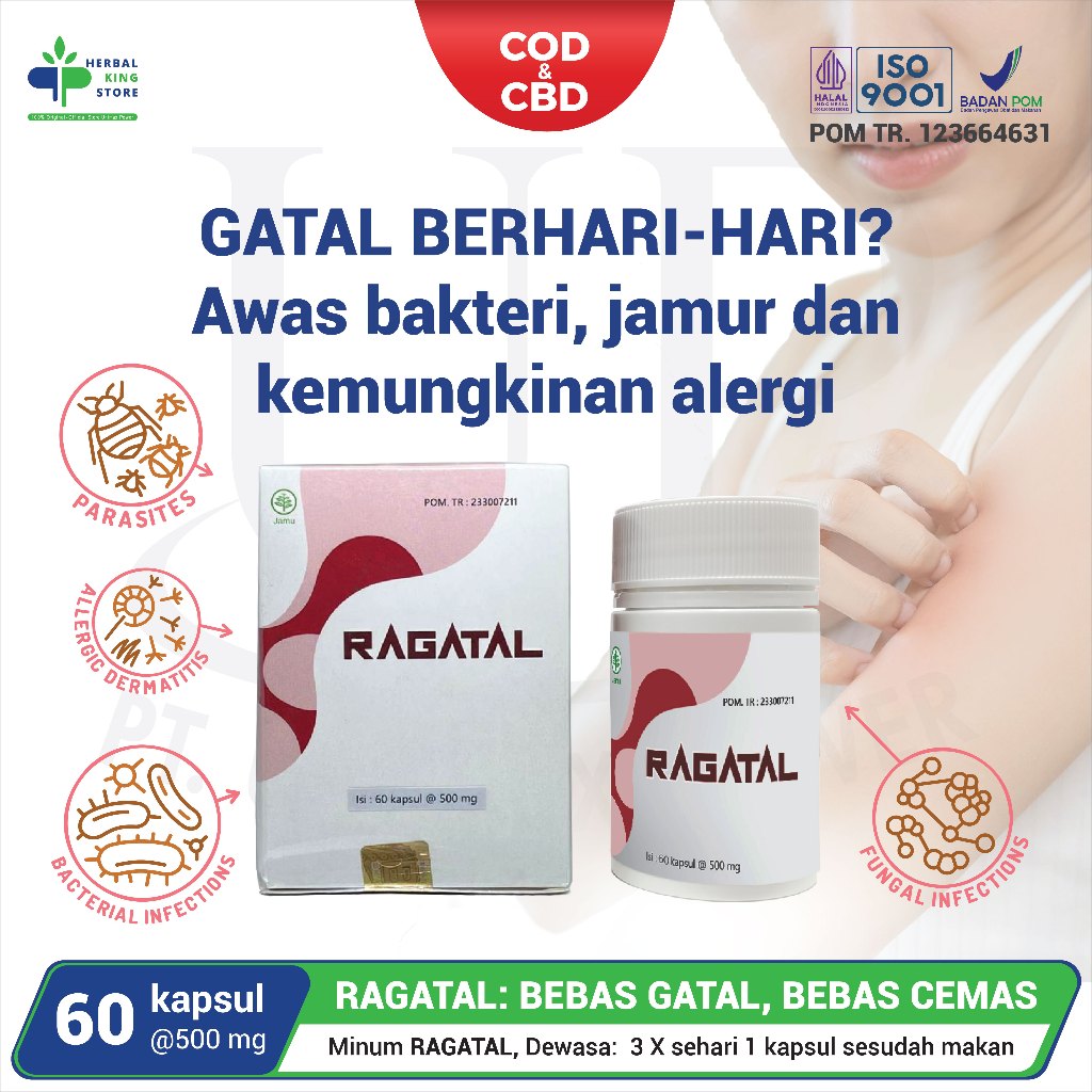 Jual Ragatal - Obat Herbal untuk Meredakan Gatal pada Kulit | Shopee ...