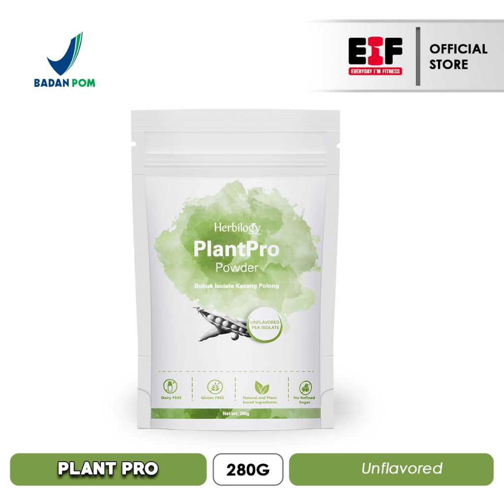 Jual HERBILOGY PlantPro Powder 280 Gram (Plant Protein) | Shopee Indonesia
