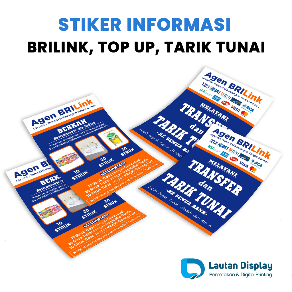 Jual Stiker Vinyl Etalase Konter & Warung | Sticker Informasi ...
