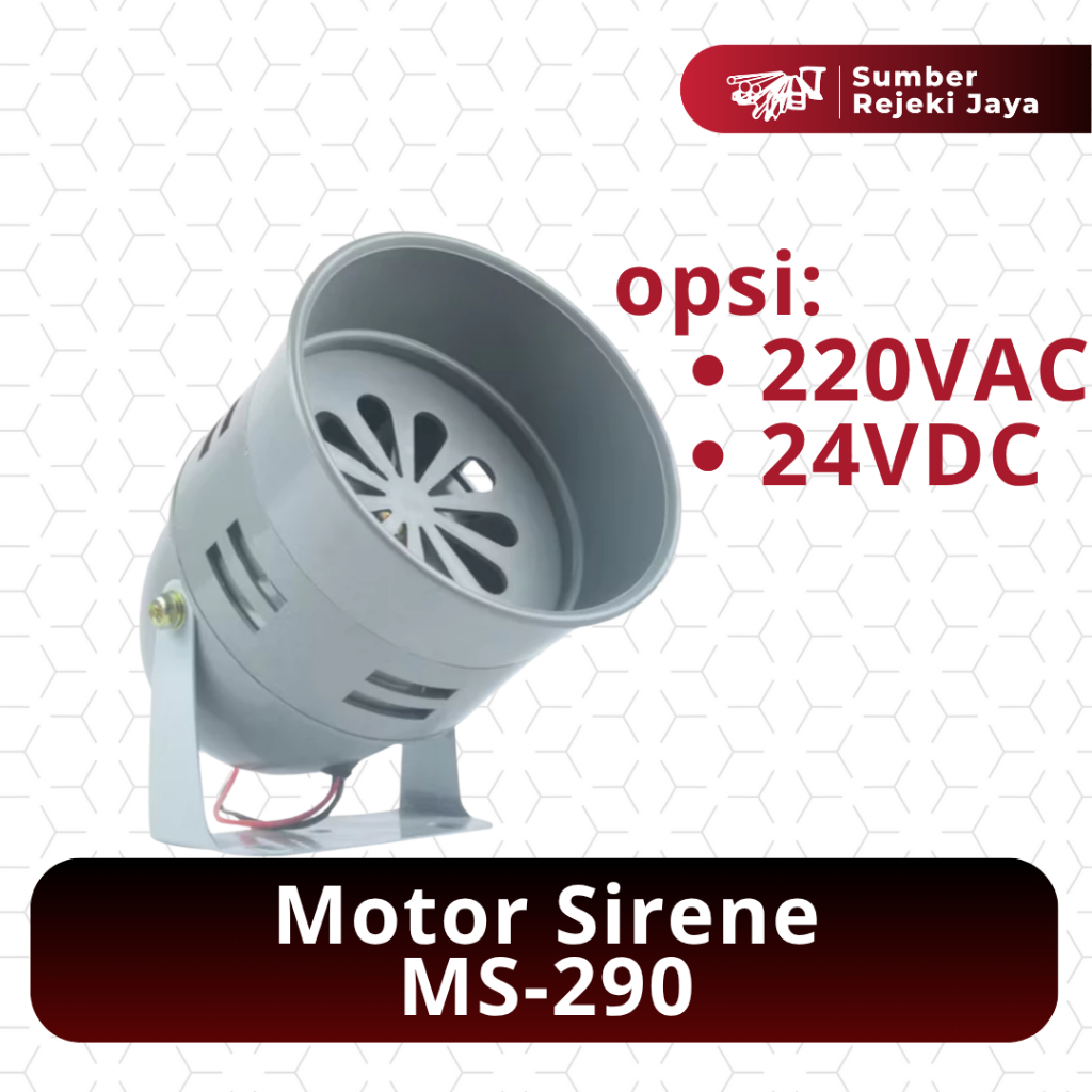 Alarm Motor Sirene MS-290 | 220V / 24 VDC