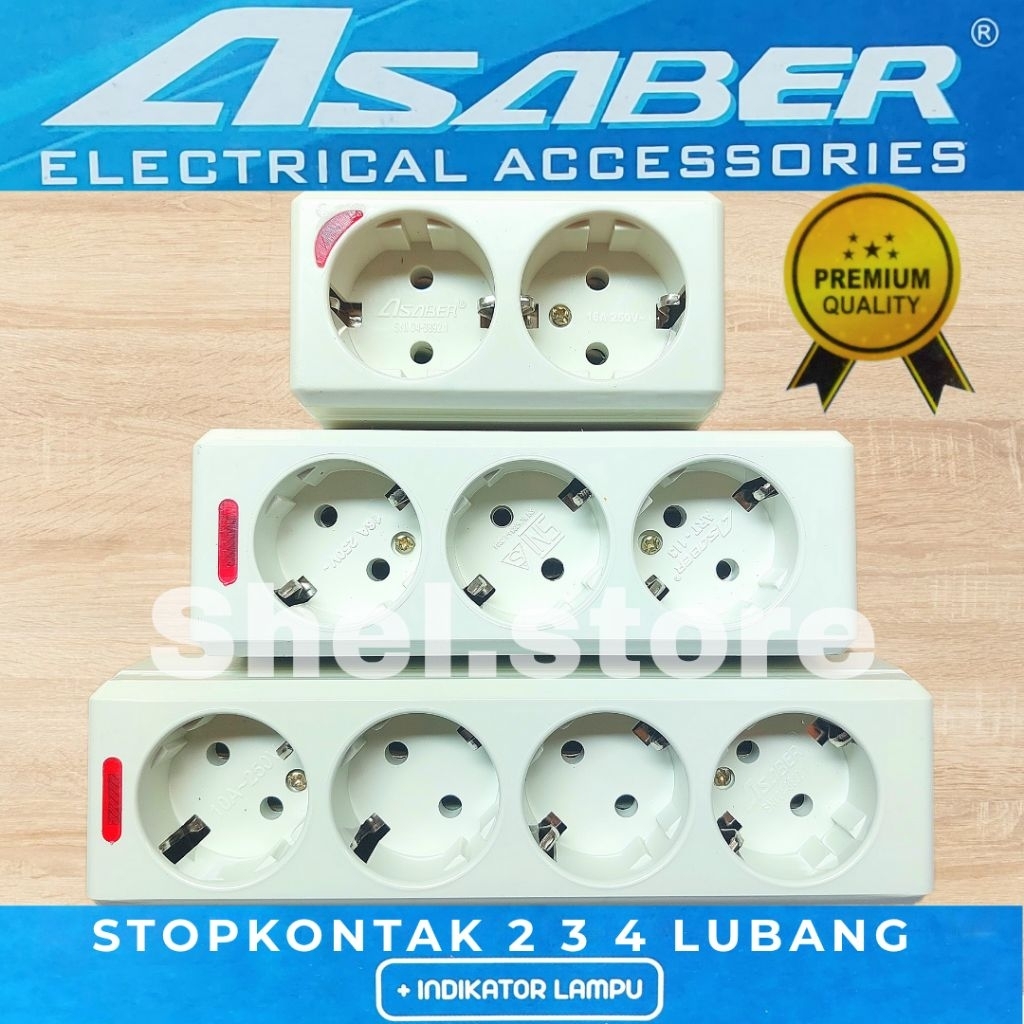 Jual Asaber Stopkontak 2 3 4 Lubang Lampu | Stopkontak Listrik ...