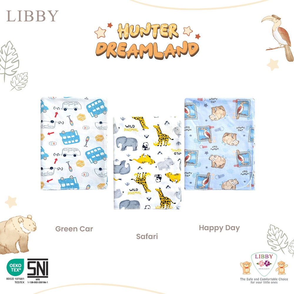 Jual LIBBY 1 pcs Bedong Motif Unisex ( 1 pcs ) | Lively Vibes | Hazel ...