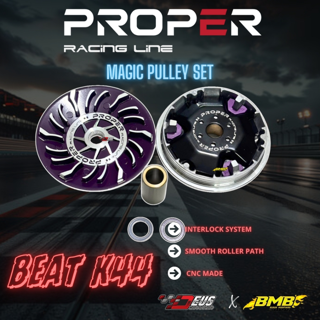 Jual Proper Paket upgrade Pulley Gen 2 For Beat Scoopy Vario k44 110 ...