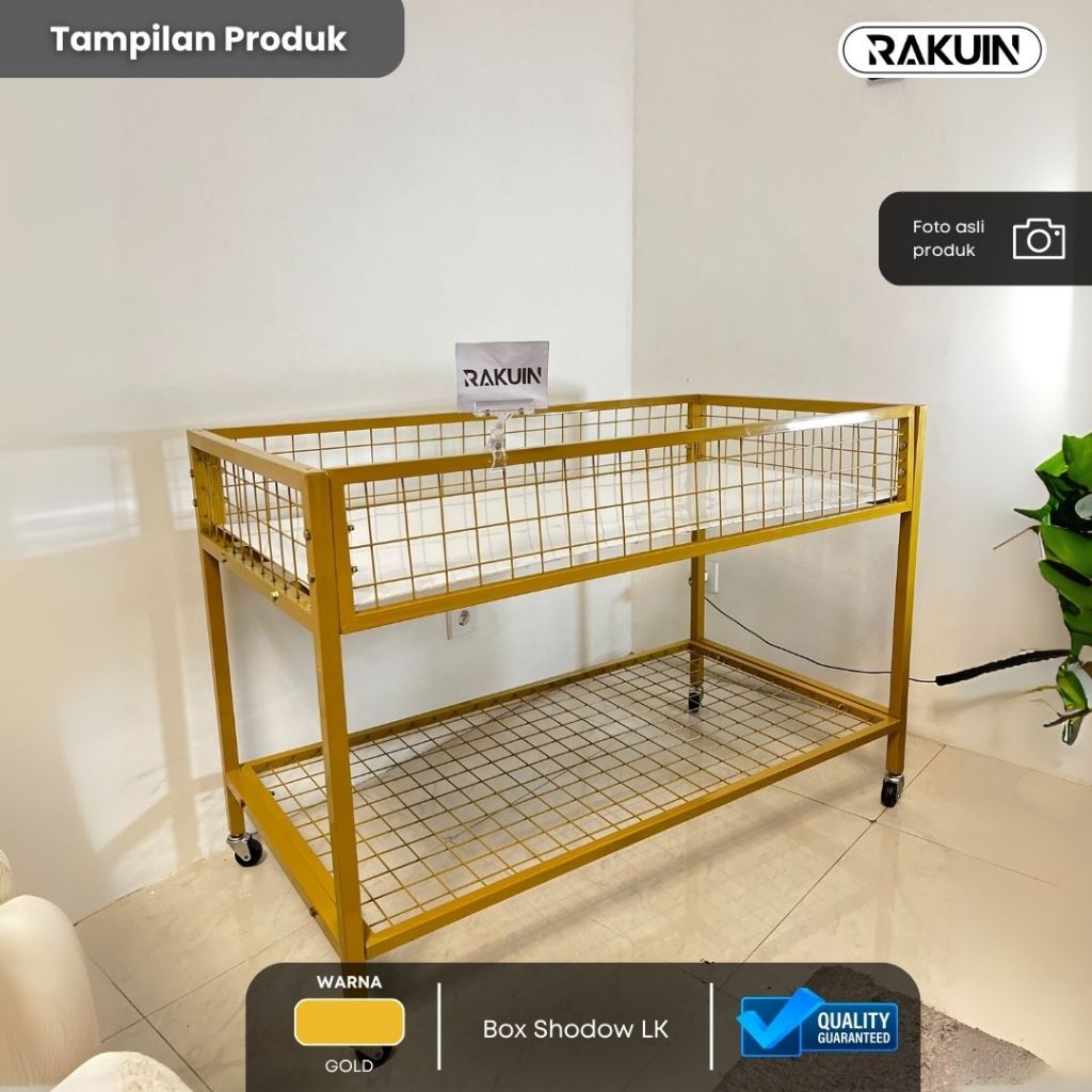 Jual BOX SHODOW KOTAK (LK) - KERANJANG BAJU OBRAL DENGAN RODA DAN ...