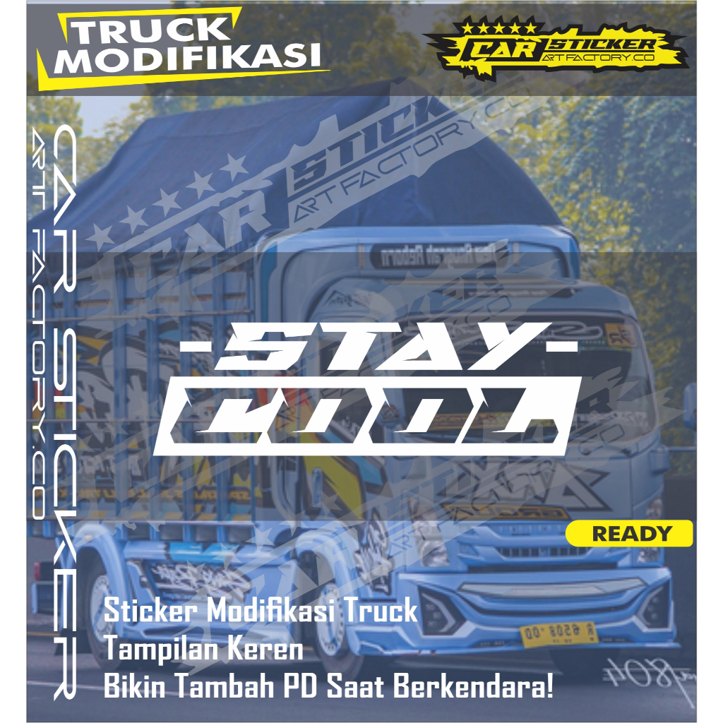 Jual SC3 Sticker Stay Cool / Sticker Mobil / Stiker Modifikasi Truck ...