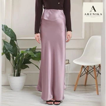 ARUNIKA Rok Satin Silk Impor Rok Satin Panjang Maxi 105cm Skirt Mermaid Premium Bawahan Wanita