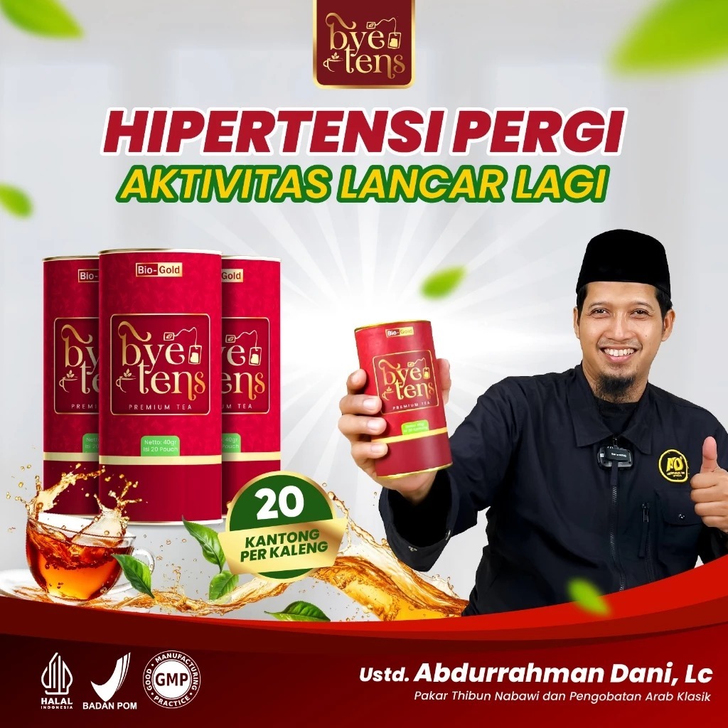 Bye Tens Teh Herbal Mengkudu Seledri Untuk Hipertensi  Menurunkan Darah Tinggi dan Kolestrol