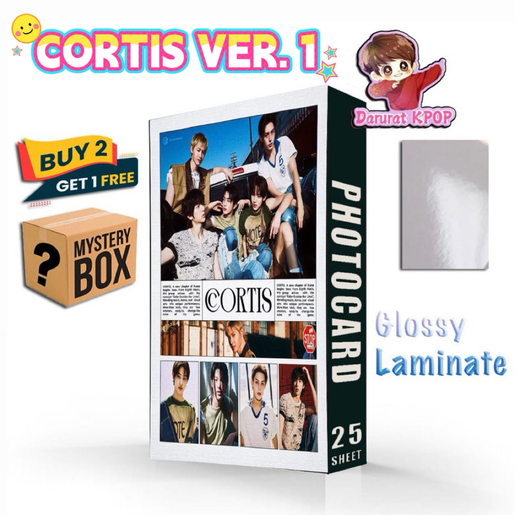 Cortis - 92 Piezas (60 Photocards 32 Stickers) Kpop | Cuotas sin interés