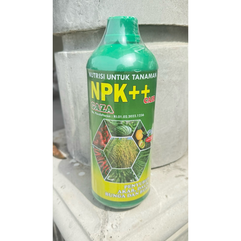 PUPUK CAIR NPK++ NUTRISI TANAMAN PENYUBUR AKAR DAUN BUNGA DAN BUAH 1 LITER