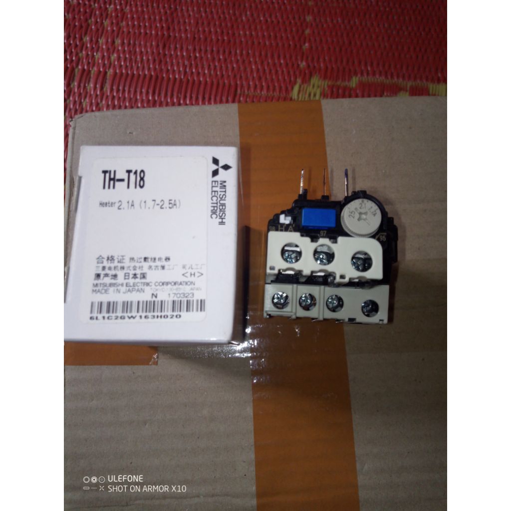 Jual TOR overload Mitsubishi type TH-T18 heater 2, 1A (1,7-2,5A ...