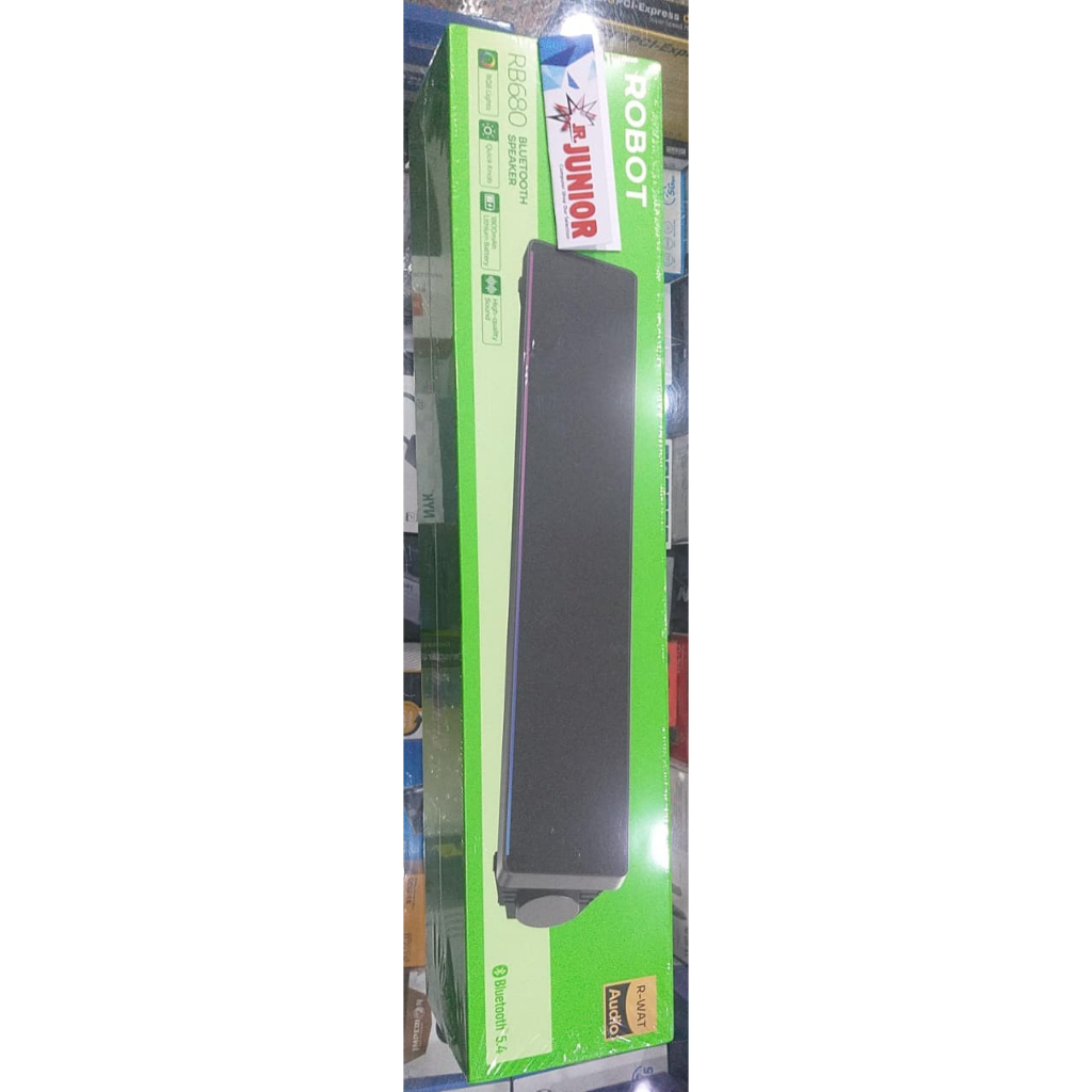 Jual Robot RB680 RGB Lightshow Bluetooth Soundbar Speaker 10W Dual ...
