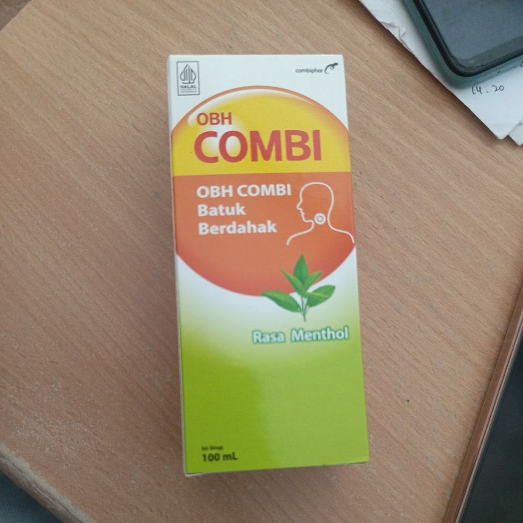 Jual OBH Combi Batuk Berdahak rasa Menthol | Shopee Indonesia