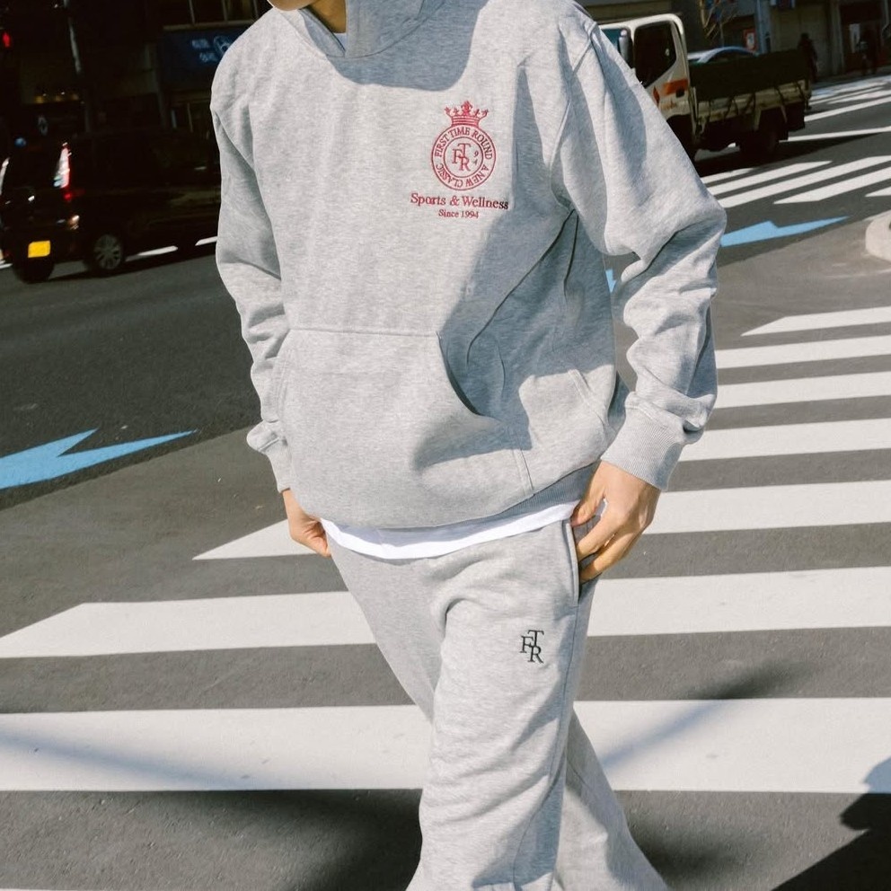 Jual First Time Round - Classic Track Pants - Grey | Shopee Indonesia